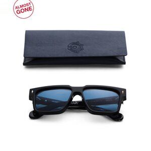 JACQUES MARIE MAGE Black 57mm Unisex Designer Sunglasses